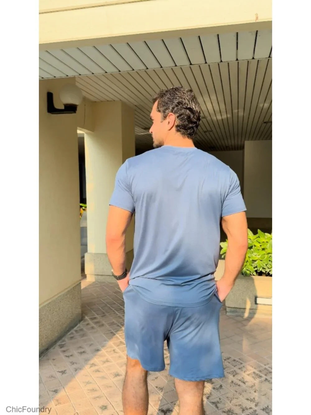 Men's 2-Piece Pajama Set, Short Sleeve, Rayon Blend, Lightweight, Sleep & Lounge